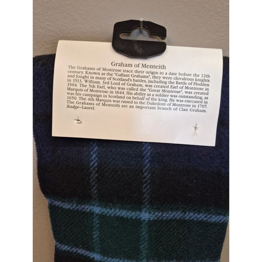 Scottish Tartan Wool Scarf‎ Set Lochcarron Made Scotland NWT